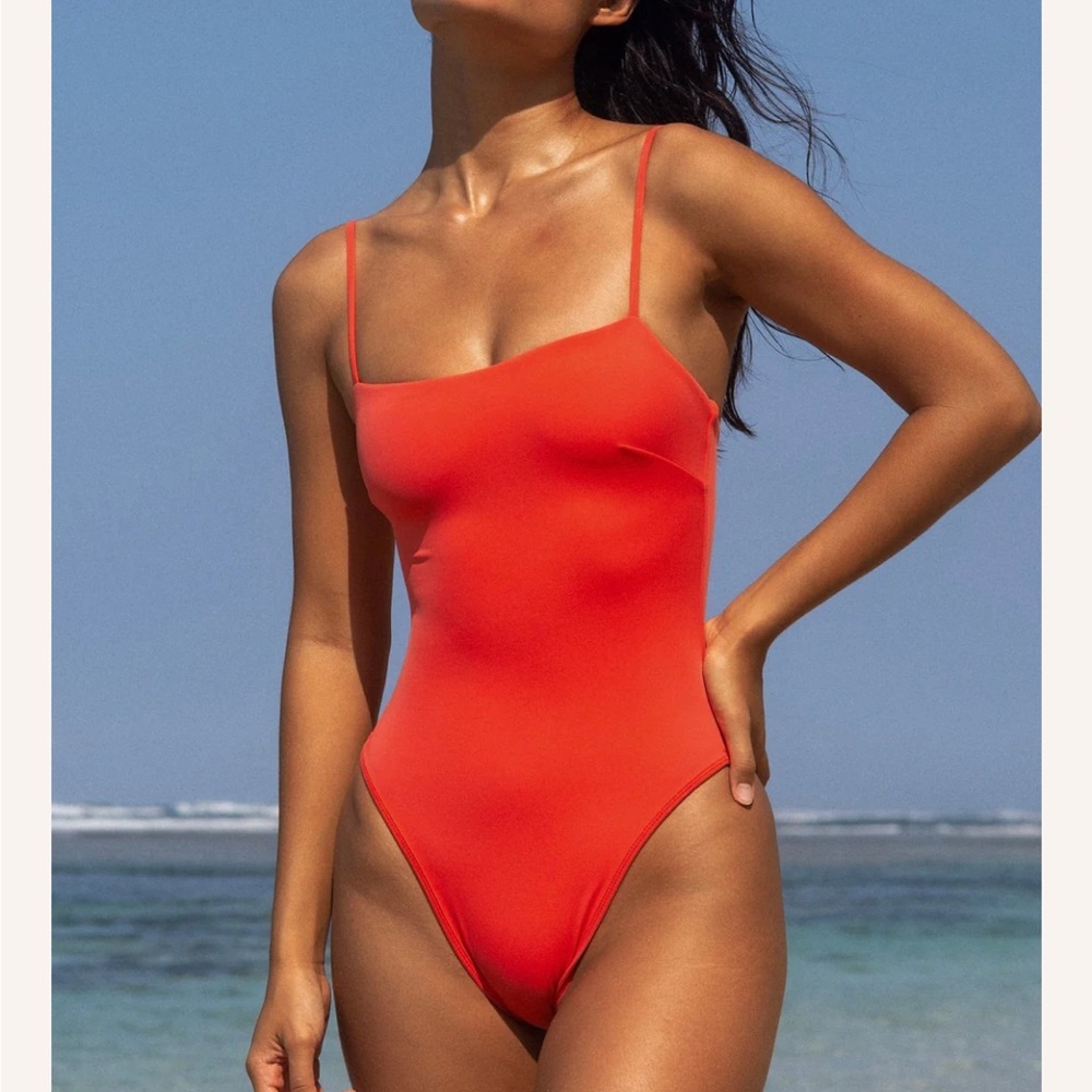 Gooseberry Vibrant Coral Women's One-Piece Swimsuit